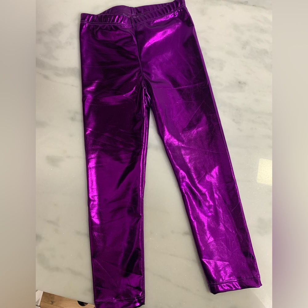 Purple leggings